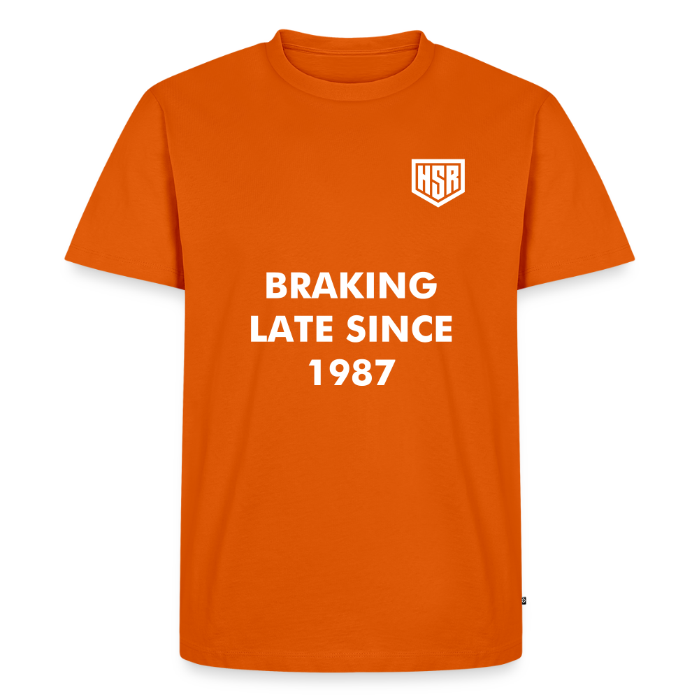 T-Shirt Homme - Braking Late - orange