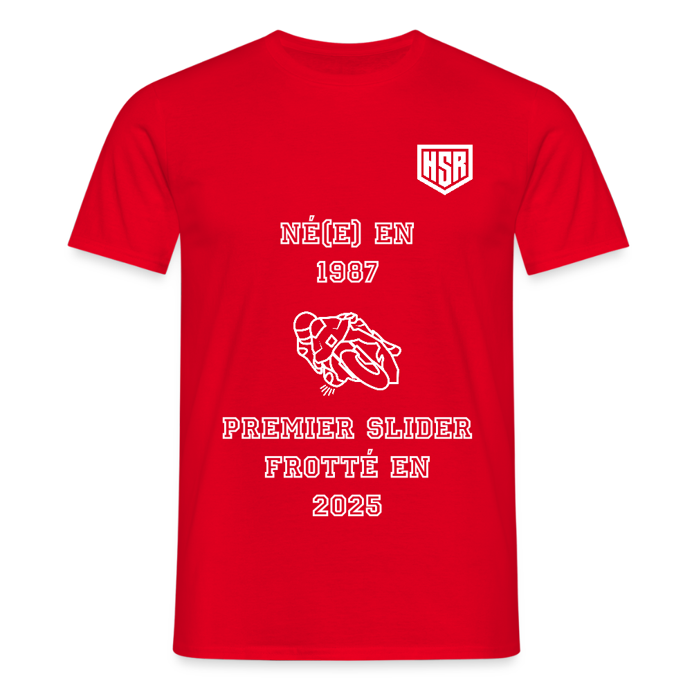 T-shirt Personnalisable - Premier Slider - rouge