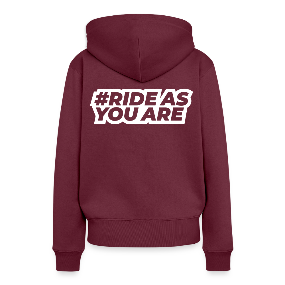 Hoodie Femme - HSR Classic - bourgogne