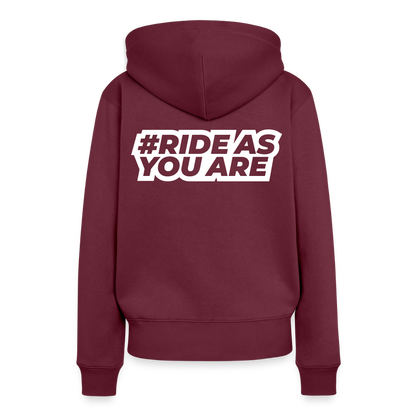 Hoodie Femme - HSR Classic - bourgogne