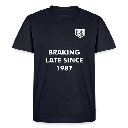 T-Shirt Homme - Braking Late - bleu marine