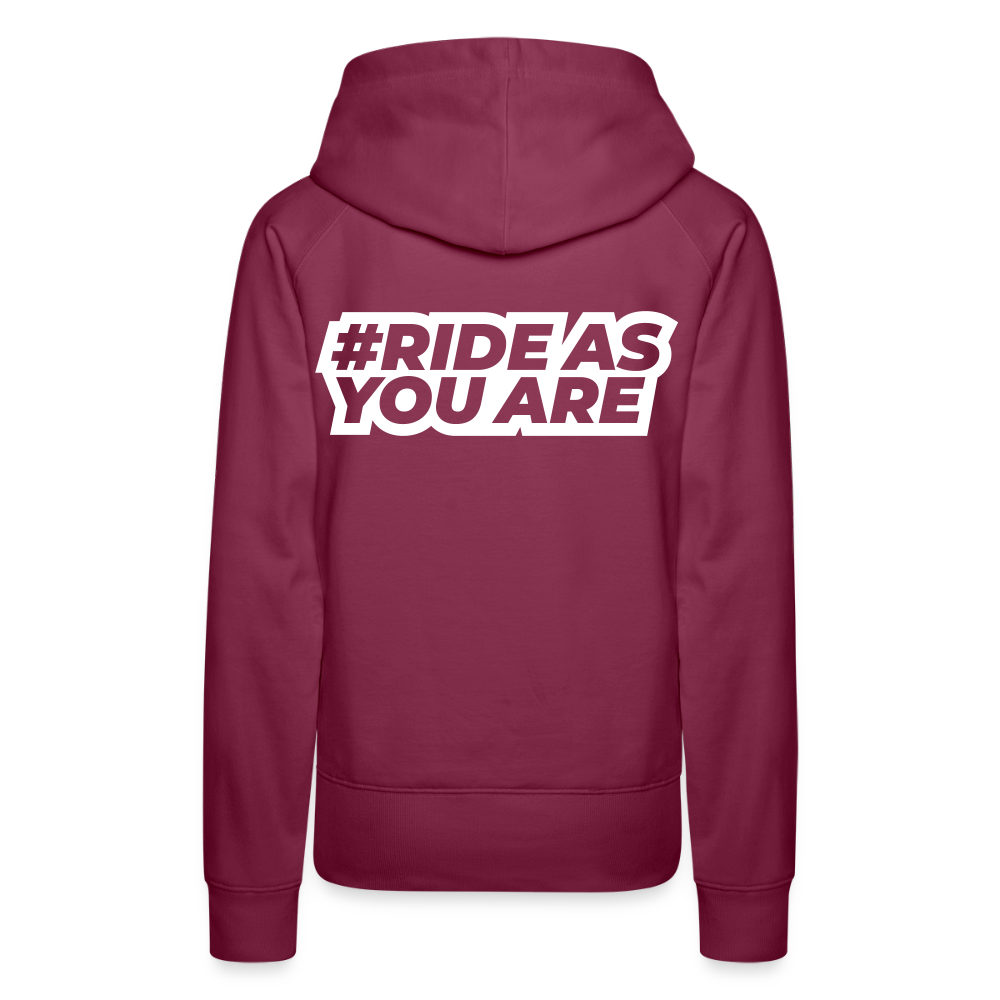 Hoodie Femme - HSR Classic - bordeaux