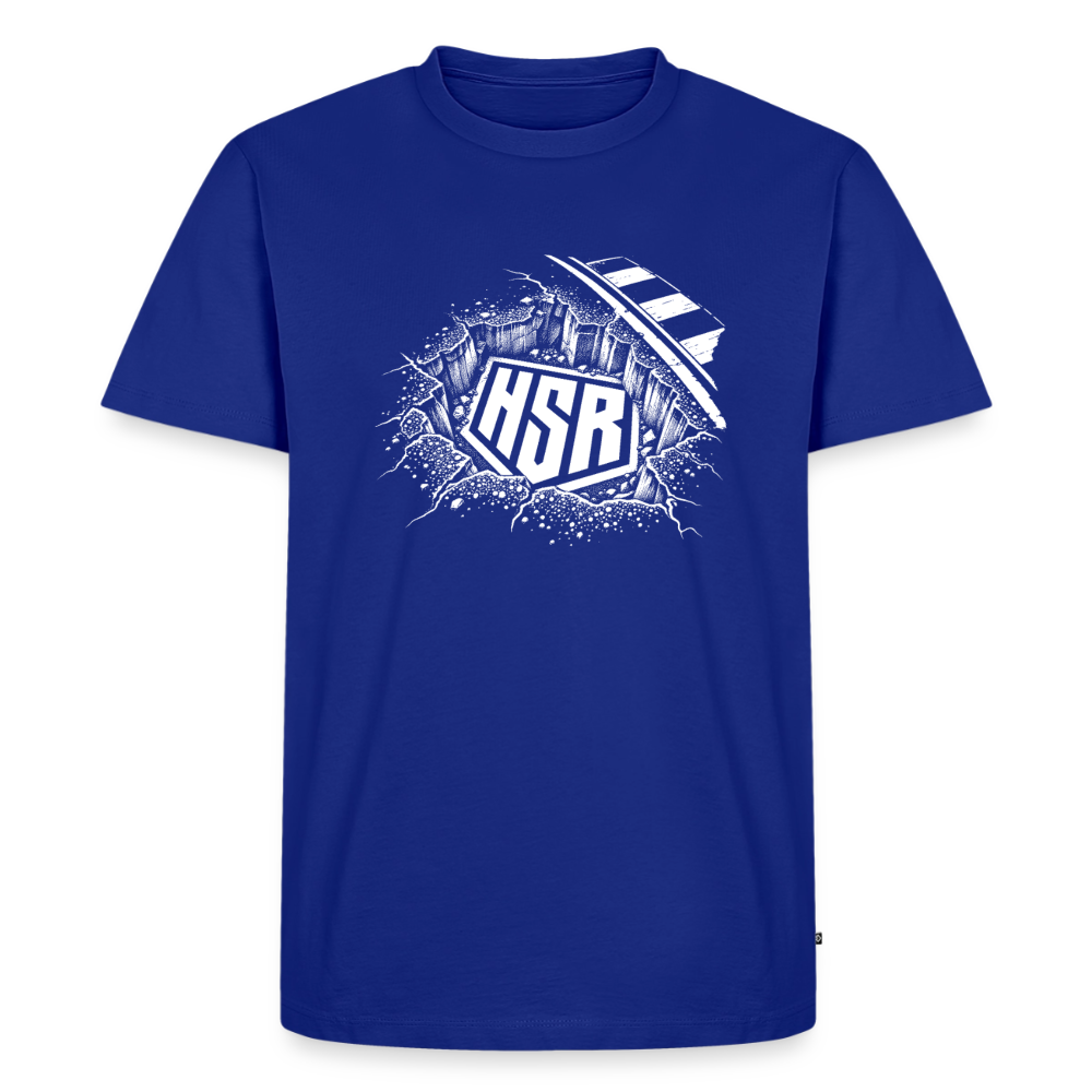 T-Shirt Homme - Logo Ground - bleu roi