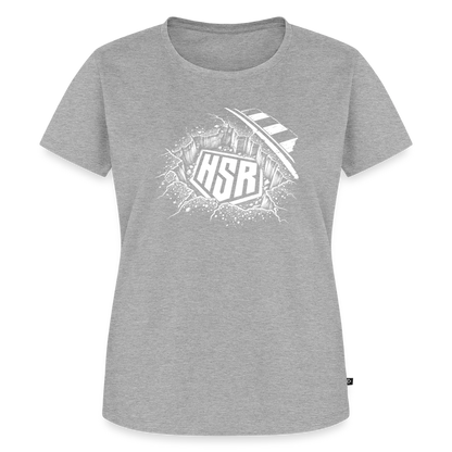 T-Shirt Femme - Logo Ground - gris chiné