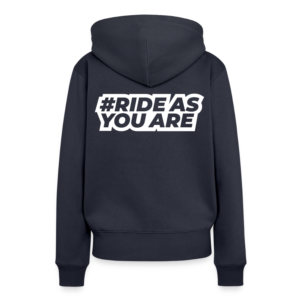 Hoodie Femme - HSR Classic - bleu marine