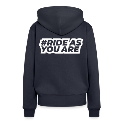 Hoodie Femme - HSR Classic - bleu marine