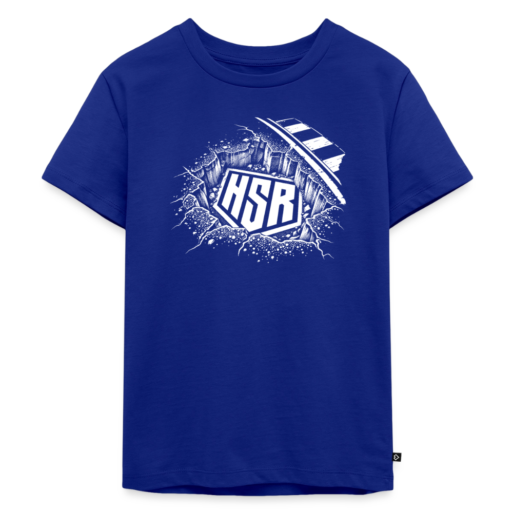 T-Shirt Enfant - Logo Ground - bleu roi