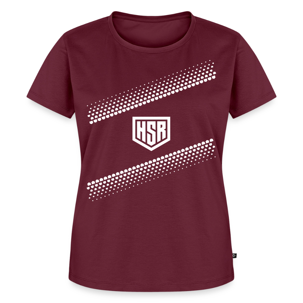 T-Shirt Femme - Pattern - bourgogne