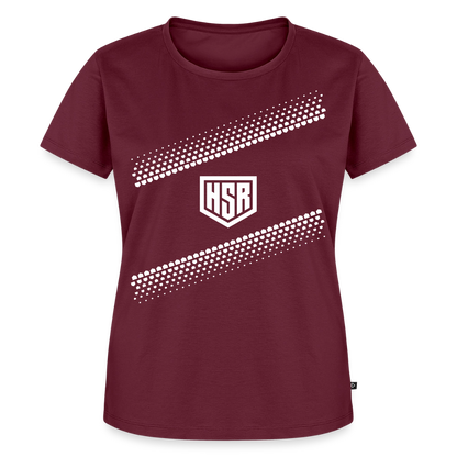 T-Shirt Femme - Pattern - bourgogne