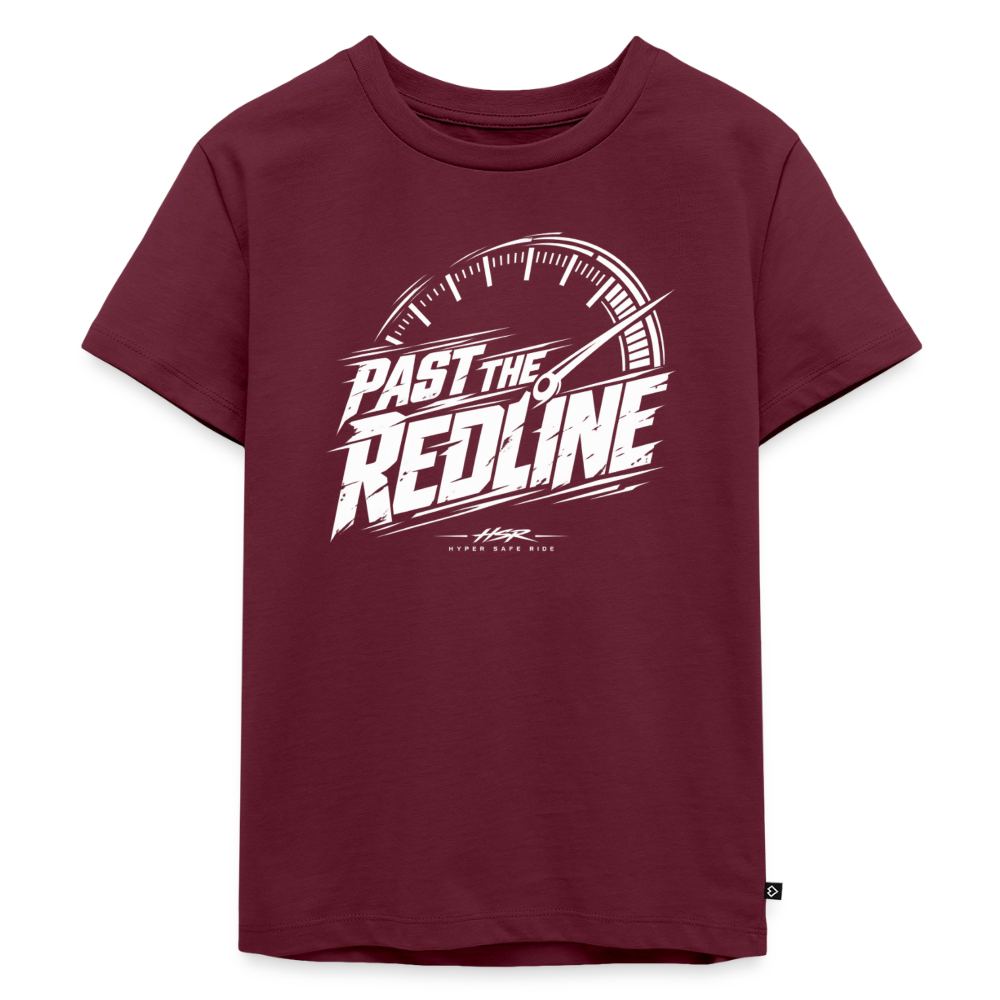 T-Shirt Enfant - Past the Redline - bourgogne