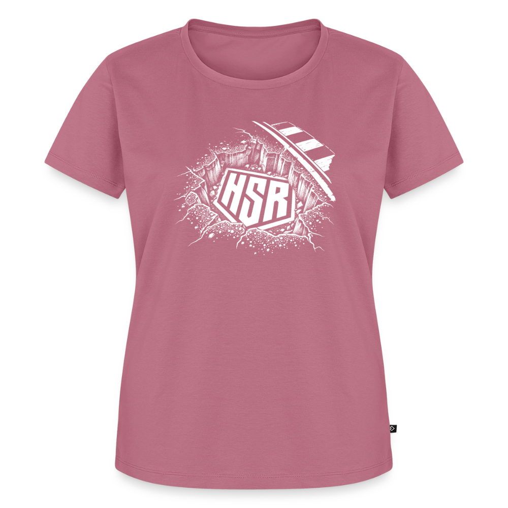 T-Shirt Femme - Logo Ground - mauve