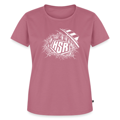 T-Shirt Femme - Logo Ground - mauve