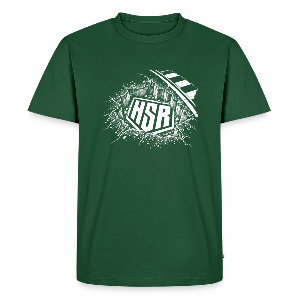 T-Shirt Homme - Logo Ground - vert bouteille
