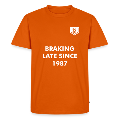 T-Shirt Homme - Braking Late - orange 