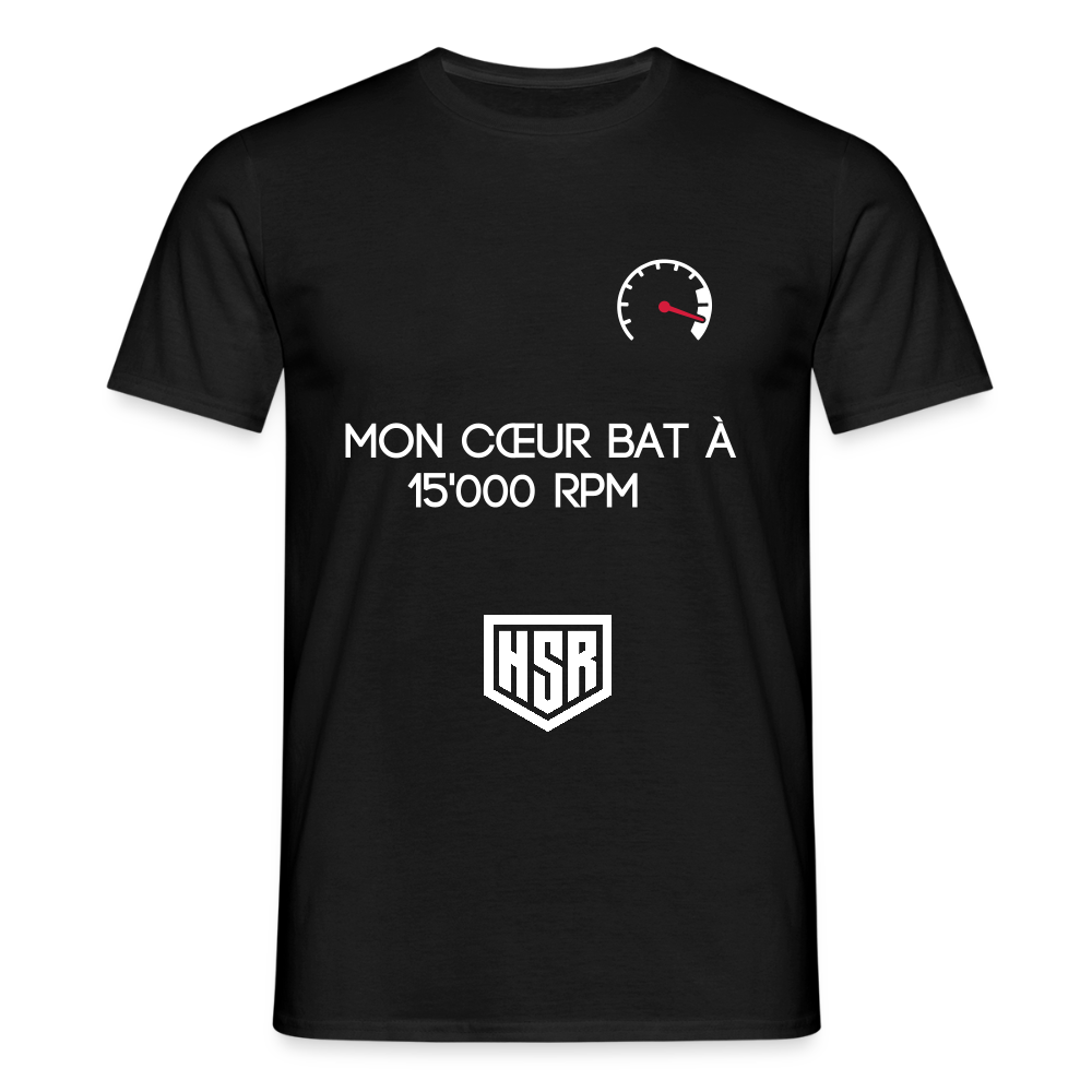 T-shirt Personnalisable - Zone Rouge - noir