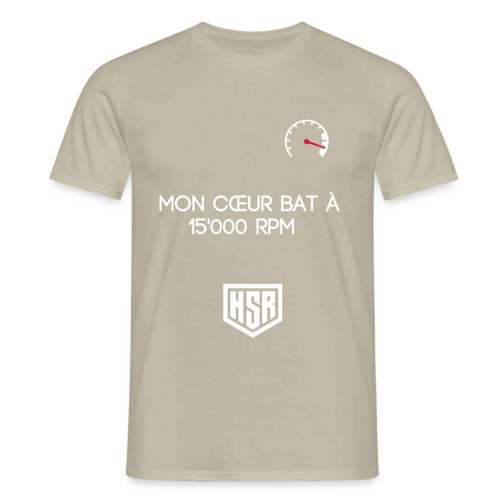 T-shirt Personnalisable - Zone Rouge - beige sable