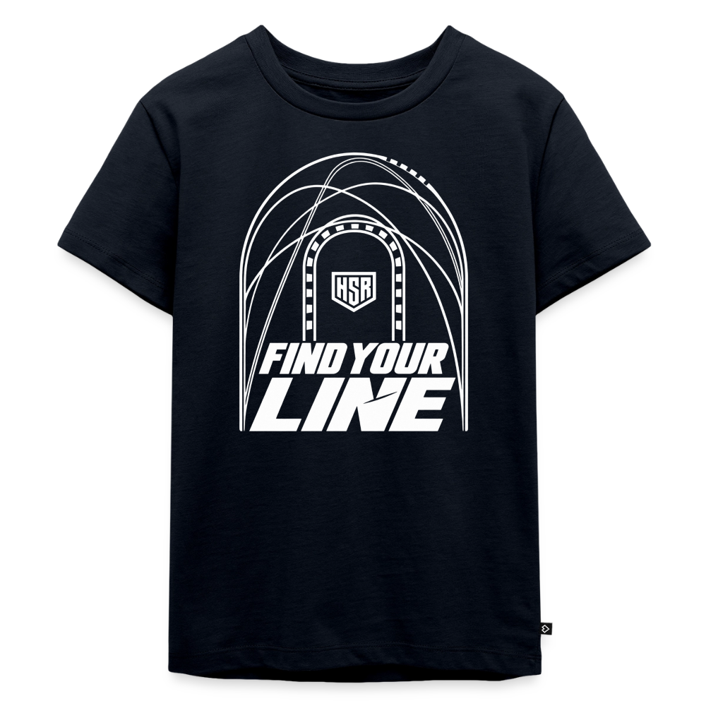 T-Shirt Enfant - Find Your Line - bleu marine