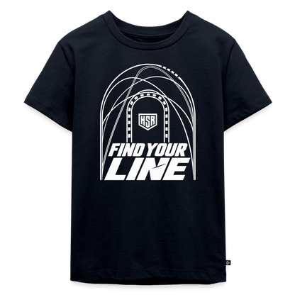 T-Shirt Enfant - Find Your Line - bleu marine
