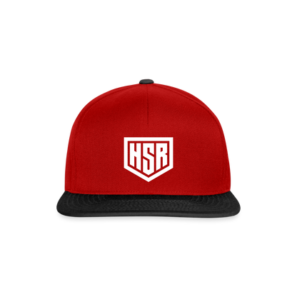 Casquette Snapback - HSR Classic - rouge/noir