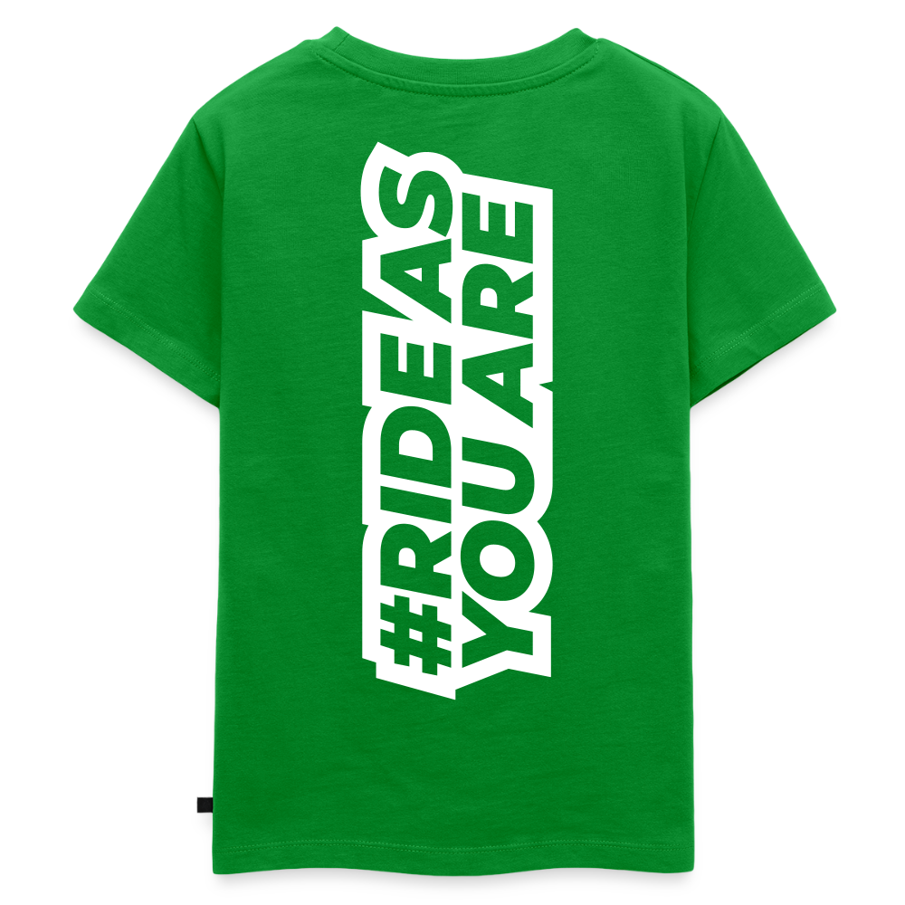 T-Shirt Enfant - #RideAsYouAre (Back) - vert