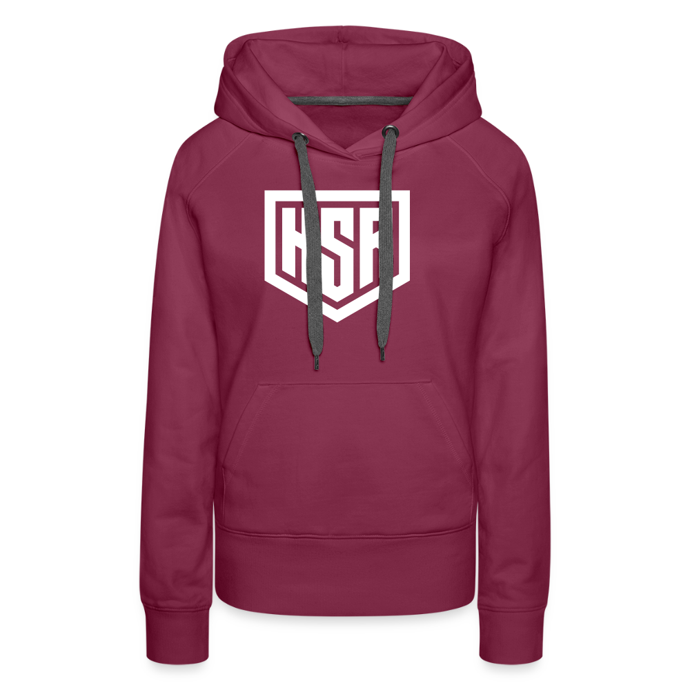 Hoodie Femme - HSR Classic - bordeaux