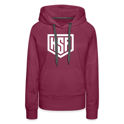 Hoodie Femme - HSR Classic - bordeaux