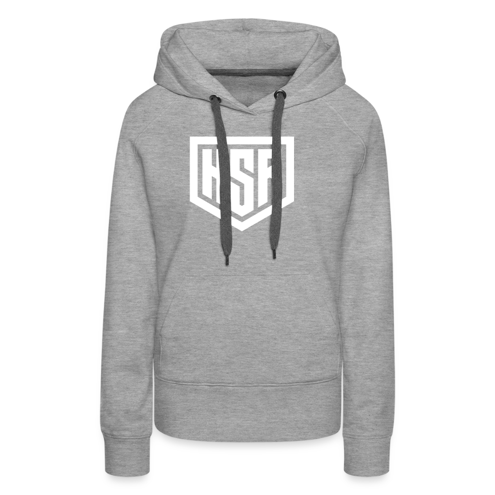 Hoodie Femme - HSR Classic - gris chiné