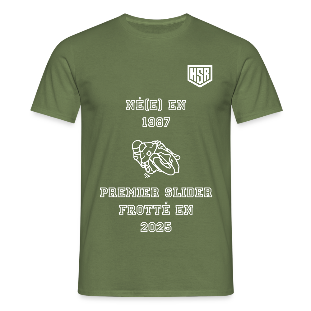 T-shirt Personnalisable - Premier Slider - vert militaire
