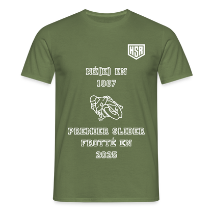 T-shirt Personnalisable - Premier Slider - vert militaire