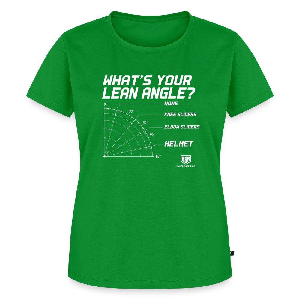T-Shirt Femme - What's Your Lean Angle - vert