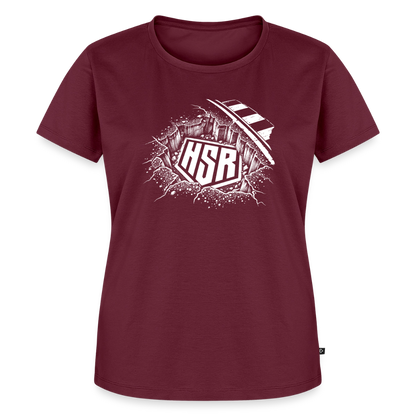 T-Shirt Femme - Logo Ground - bourgogne