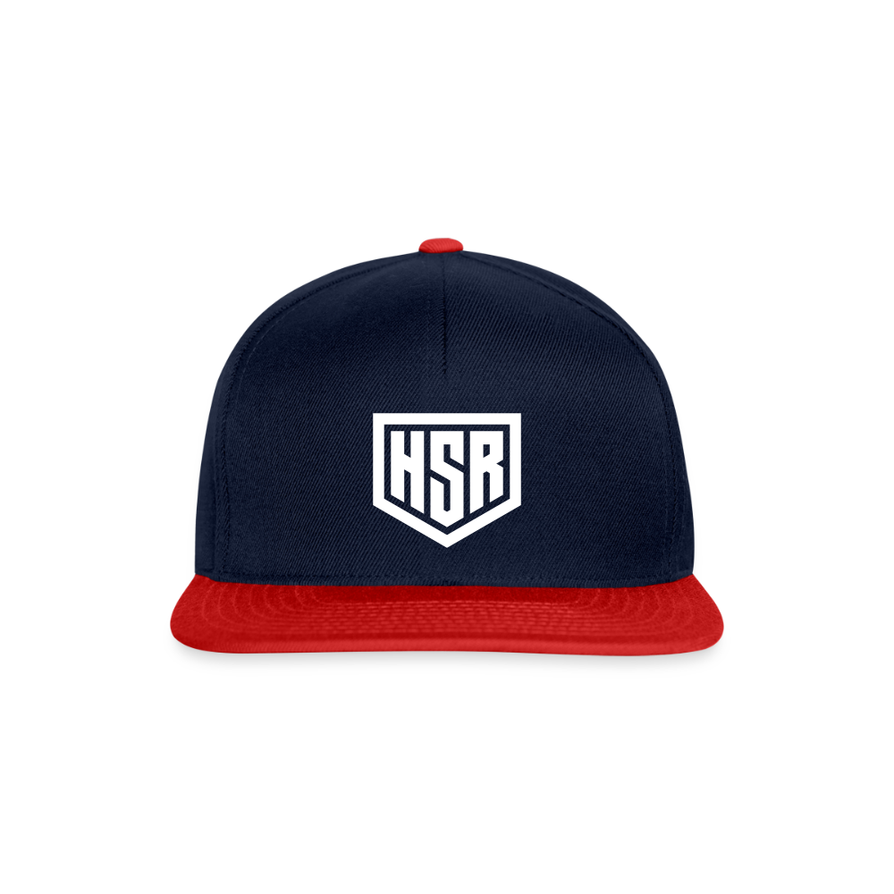 Casquette Snapback - HSR Classic - bleu marine/rouge