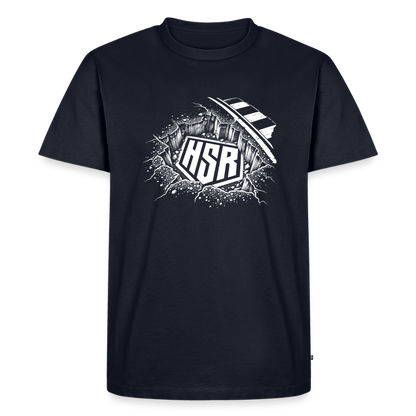 T-Shirt Homme - Logo Ground - bleu marine