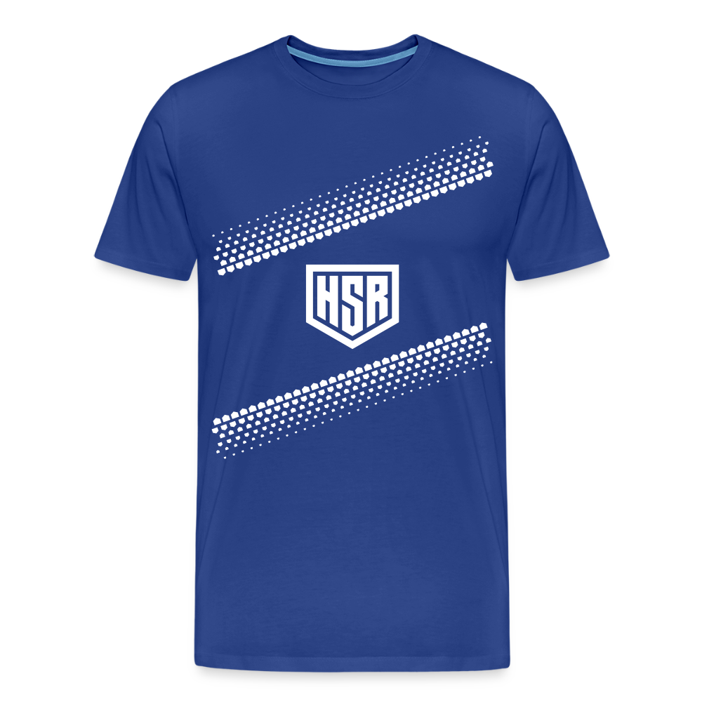 T-Shirt Homme - Pattern - bleu roi