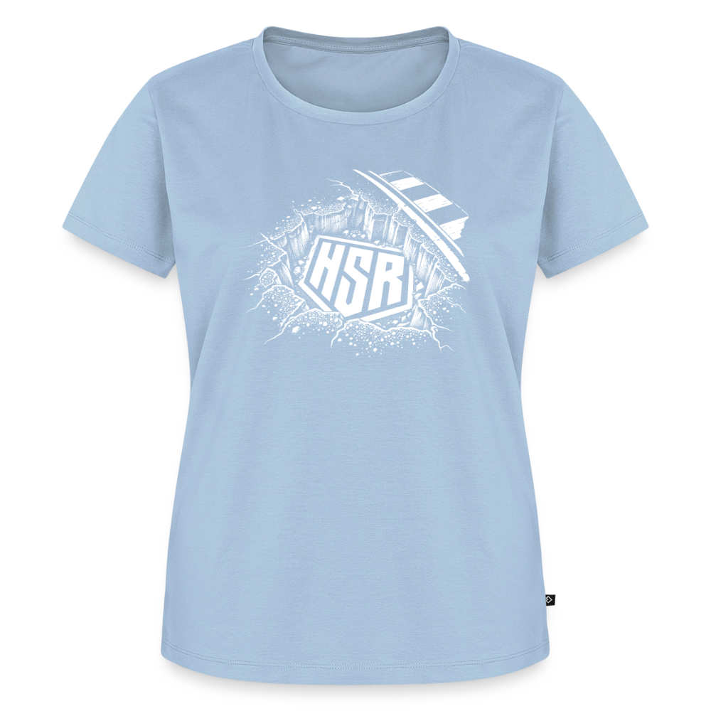 T-Shirt Femme - Logo Ground - bleu clair