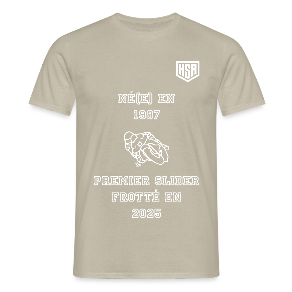 T-shirt Personnalisable - Premier Slider - beige sable