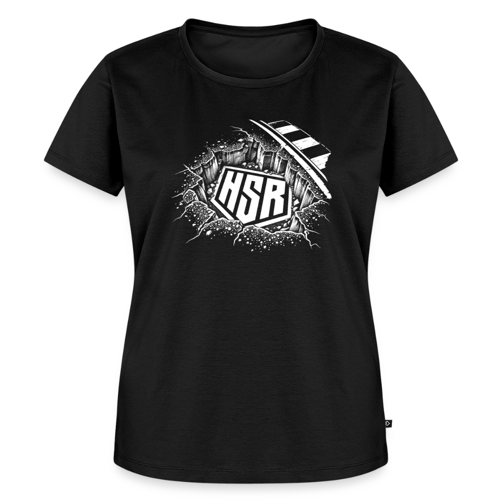 T-Shirt Femme - Logo Ground - noir