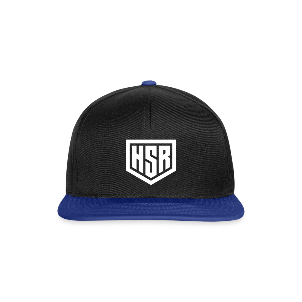 Casquette Snapback - HSR Classic - noir/bleu royal