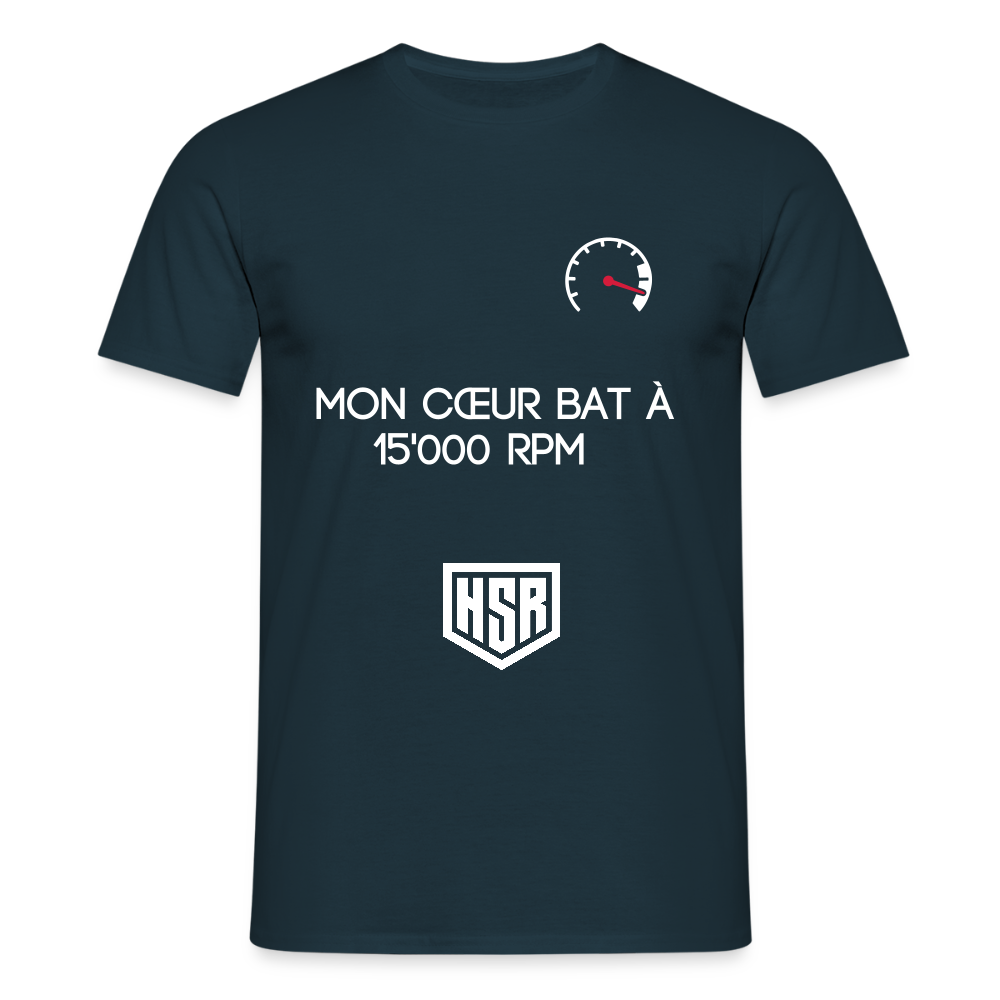 T-shirt Personnalisable - Zone Rouge - marine