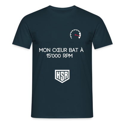 T-shirt Personnalisable - Zone Rouge - marine