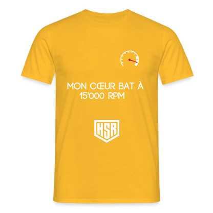 T-shirt Personnalisable - Zone Rouge - jaune