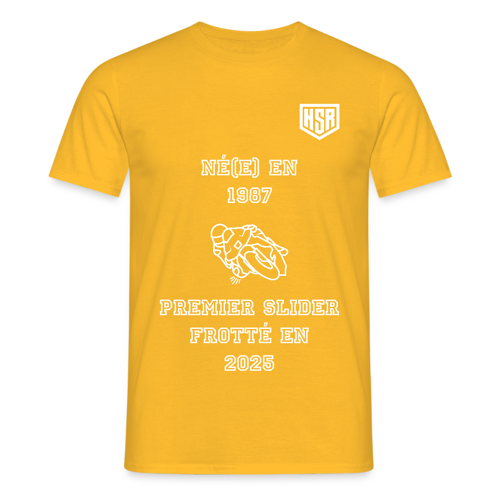 T-shirt Personnalisable - Premier Slider - jaune