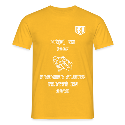 T-shirt Personnalisable - Premier Slider - jaune