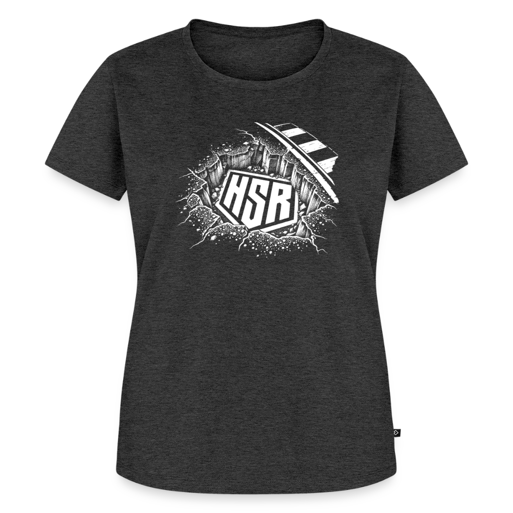 T-Shirt Femme - Logo Ground - anthracite chiné
