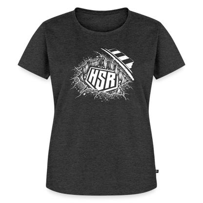 T-Shirt Femme - Logo Ground - anthracite chiné