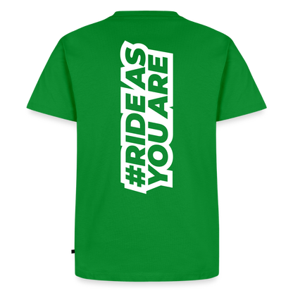 T-Shirt Homme - #RideAsYouAre (Back) - vert