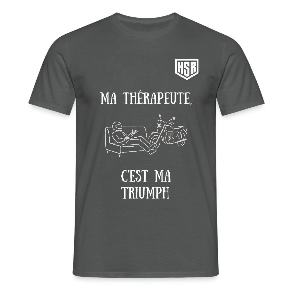 T-shirt Personnalisable - Ma Thérapeute - charbon