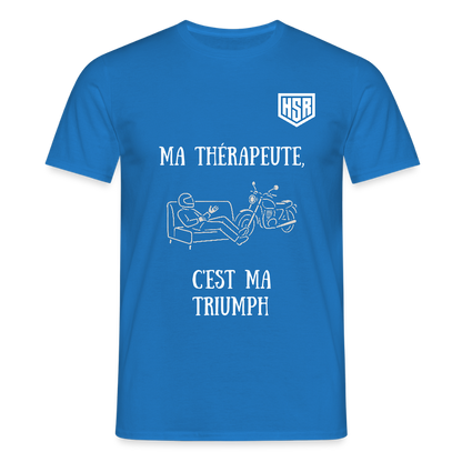 T-shirt Personnalisable - Ma Thérapeute - bleu royal