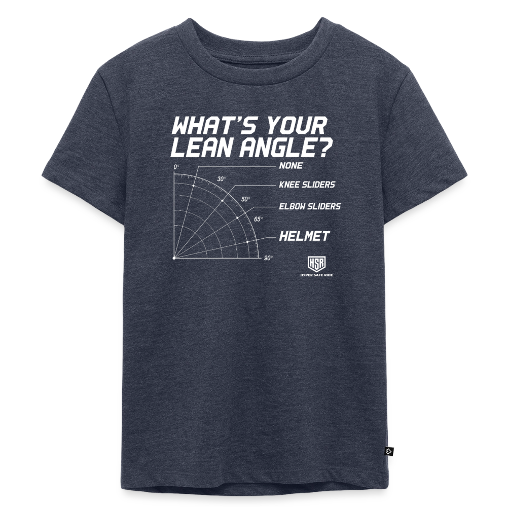 T-Shirt Enfant - What's Your Lean Angle - bleu jeans 