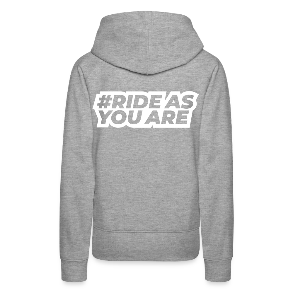 Hoodie Femme - HSR Classic - gris chiné